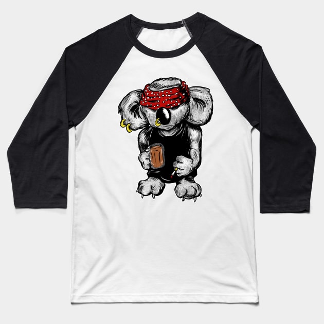 How much can a Koala Beer? Baseball T-Shirt by silentrob668